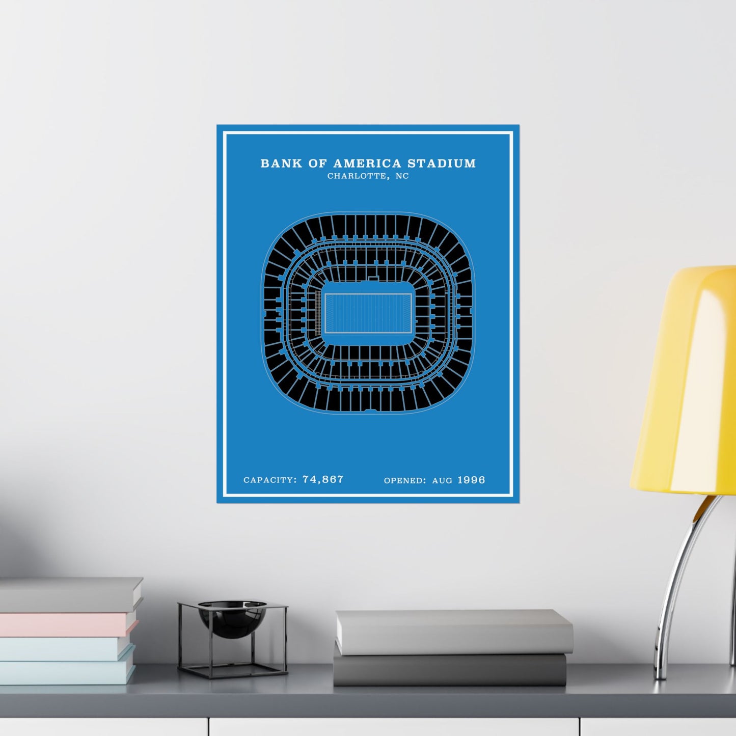Bank of America Stadium Poster | Modern Poster