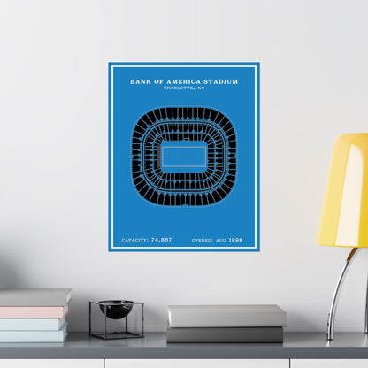 Bank of America Stadium Poster | Modern Poster