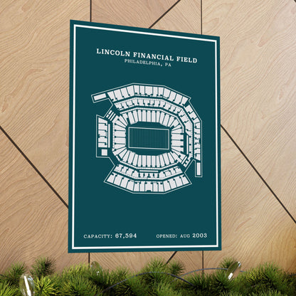 Lincoln Financial Stadium Poster | Modern Border