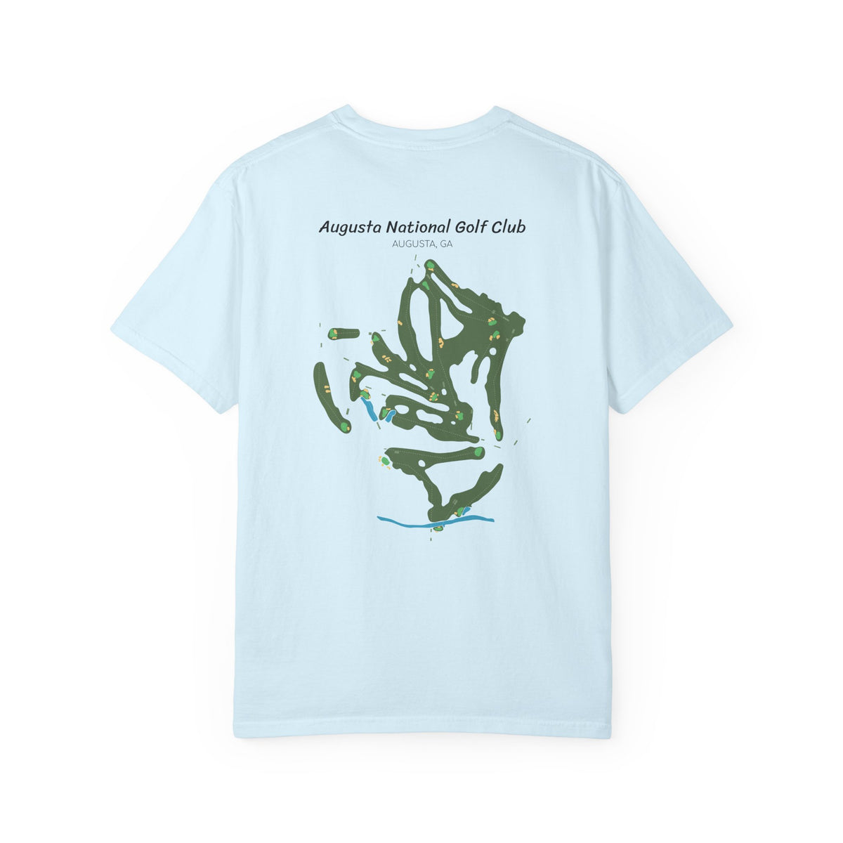 Augusta National Golf Course Map T-Shirt
