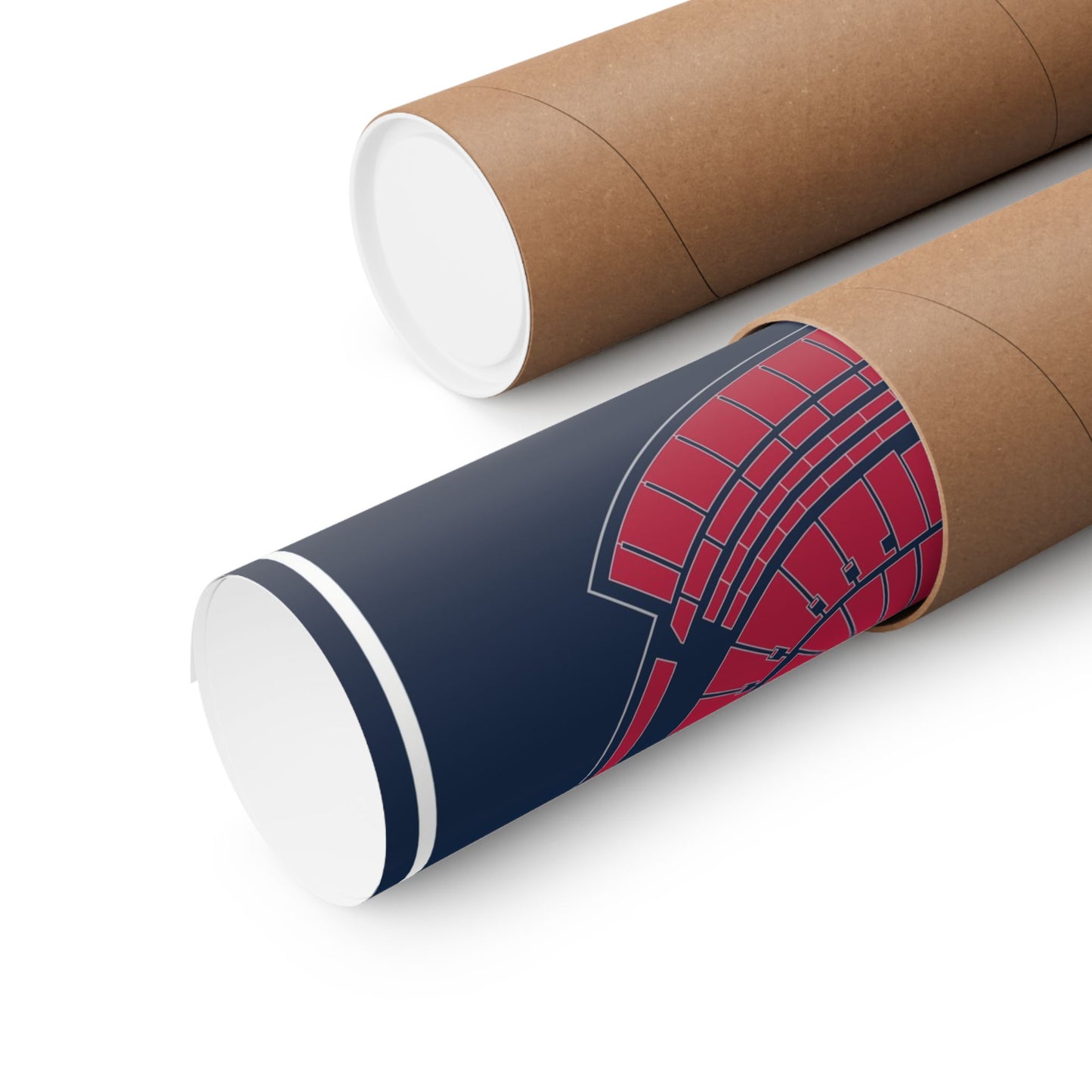 Gillette Stadium Poster | Modern Border