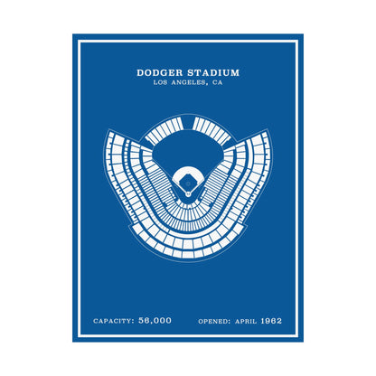 Dodger Stadium Poster | Modern Border