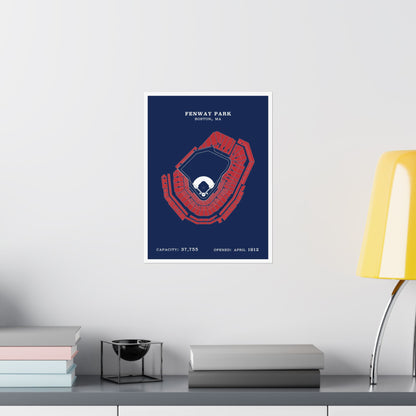 Fenway Park Stadium Poster | Classic Border