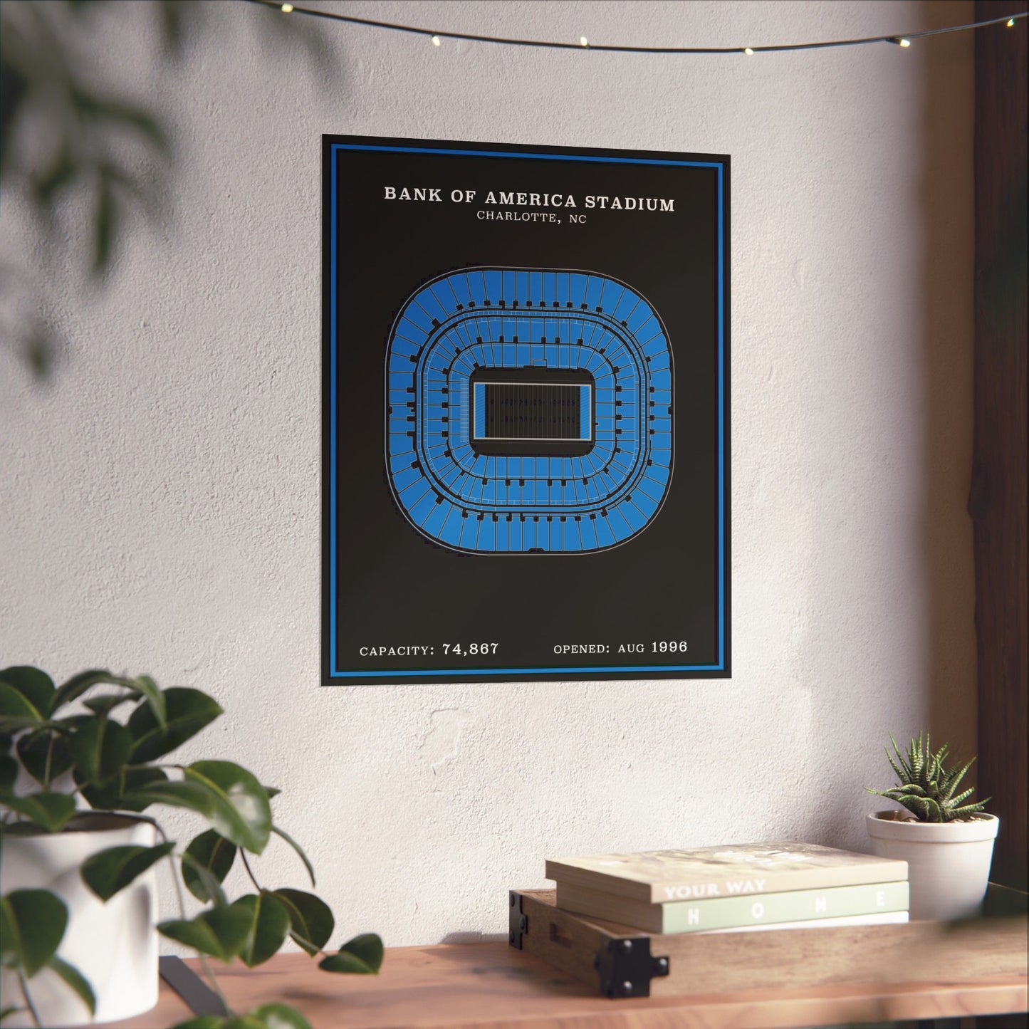 Bank of America Stadium Poster | Modern Border