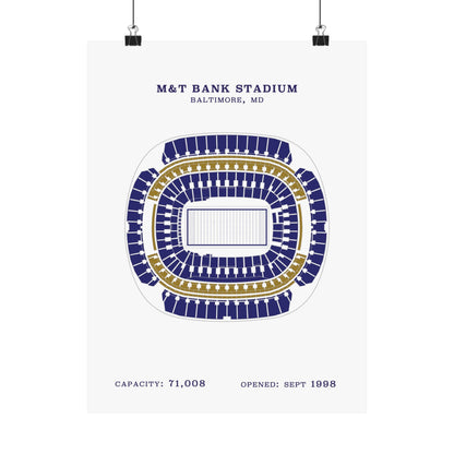 M&T Bank Stadium Poster