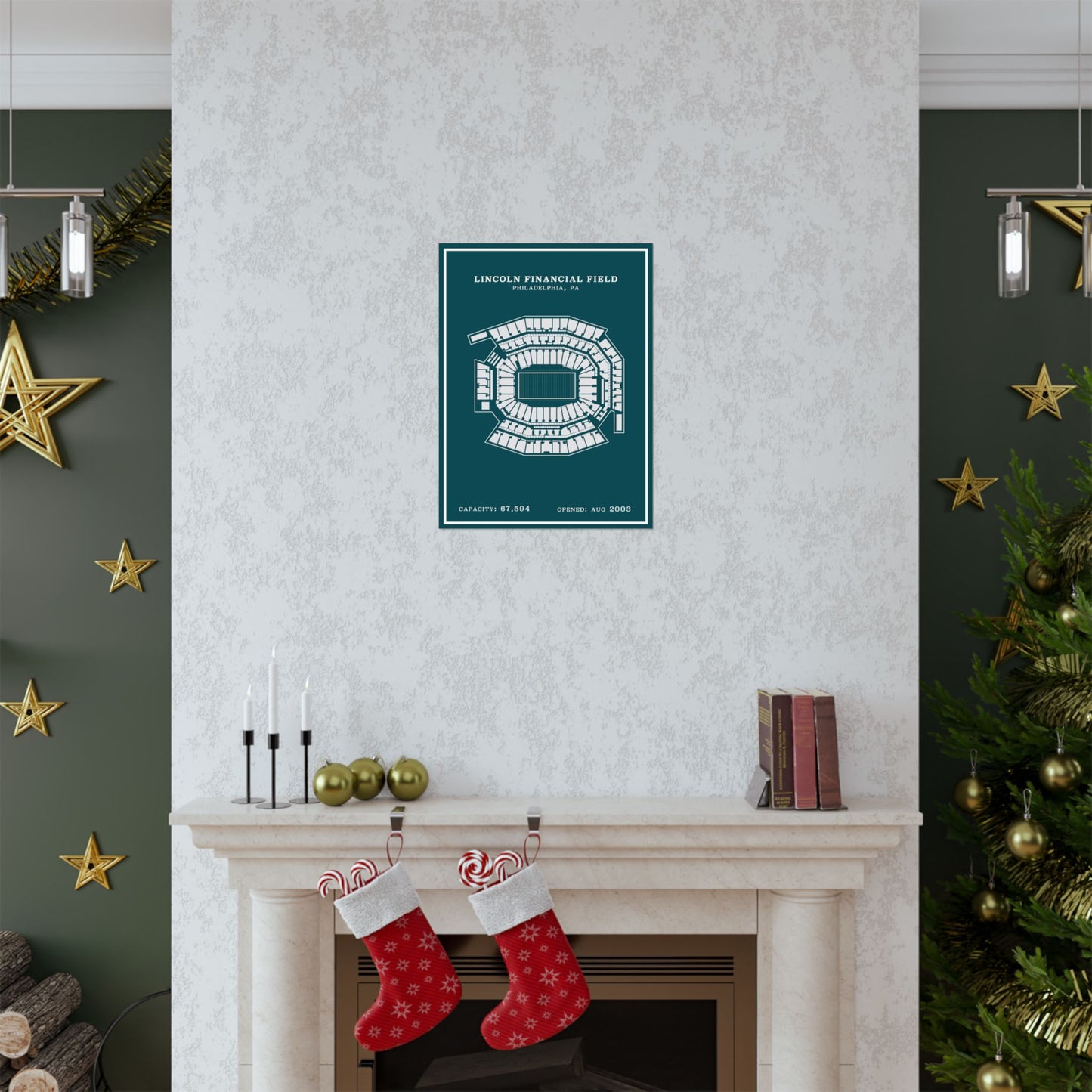 Lincoln Financial Stadium Poster | Modern Border