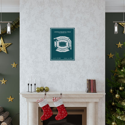 Lincoln Financial Stadium Poster | Modern Border