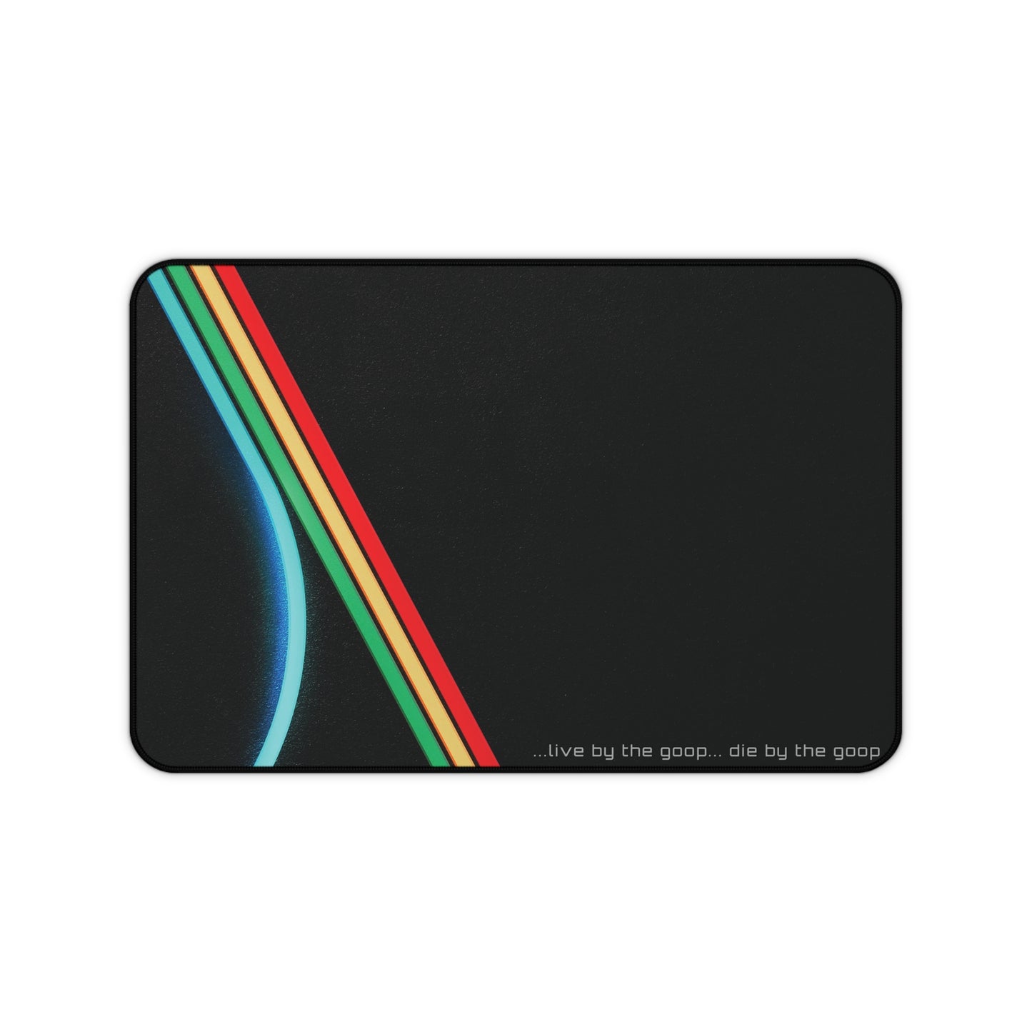 Live by the Goop Desk Mat | ARC Raiders Neon Minimalist Sci‑Fi Gaming Mouse Pad
