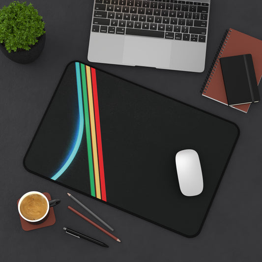 ARC Raiders Inspired Desk Mat – Neon Minimalist Sci‑Fi Gaming Mouse Pad for Desk Setup Decor