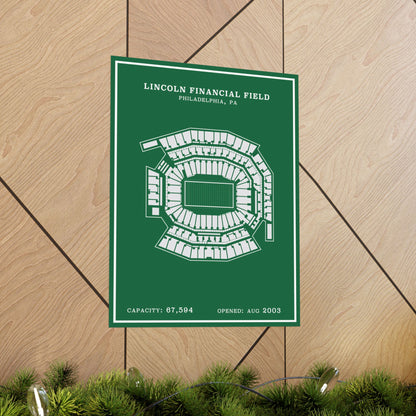 Lincoln Financial Stadium Poster | Modern Border