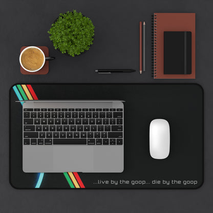 Live by the Goop Desk Mat | ARC Raiders Neon Minimalist Sci‑Fi Gaming Mouse Pad