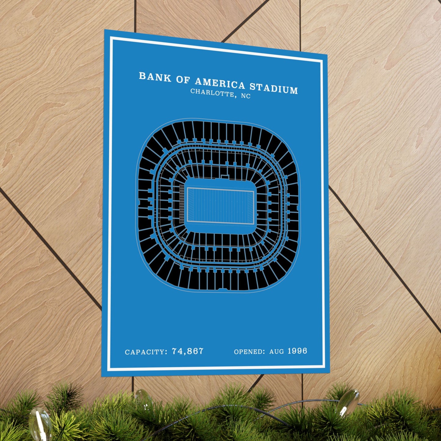 Bank of America Stadium Poster | Modern Poster