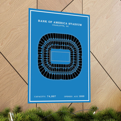 Bank of America Stadium Poster | Modern Poster