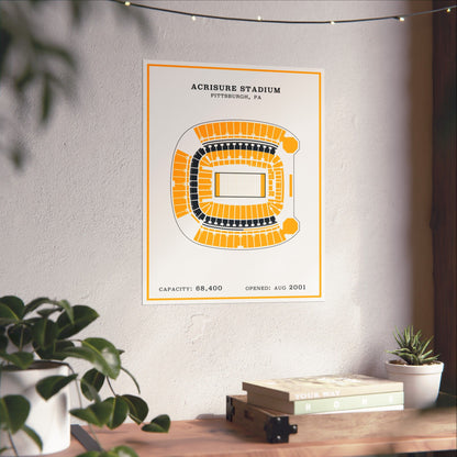 Acrisure Stadium Poster | Modern Border