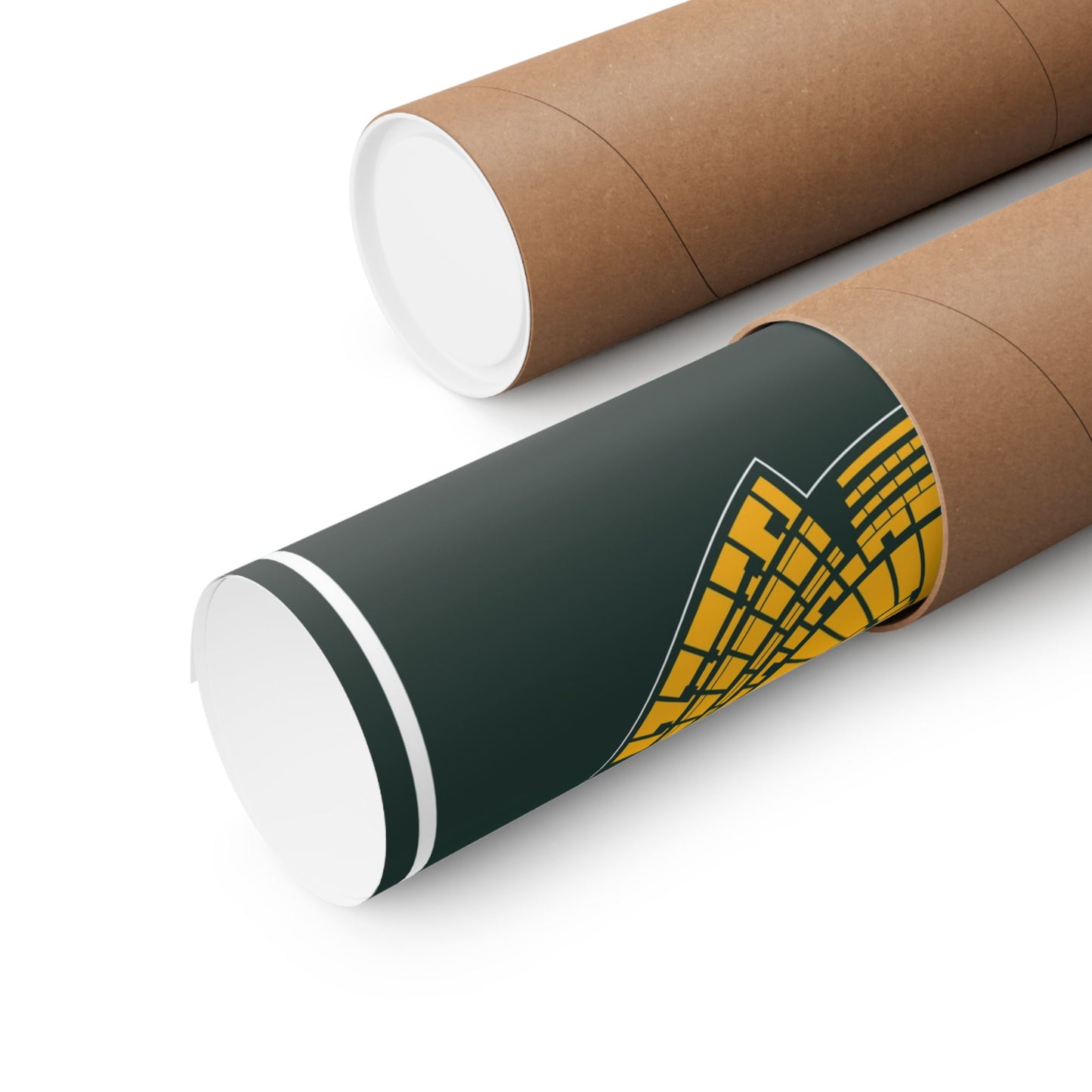 Lambeau Field Poster | Green Modern