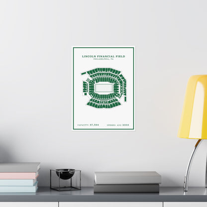 Lincoln Financial Stadium Poster | Modern Border