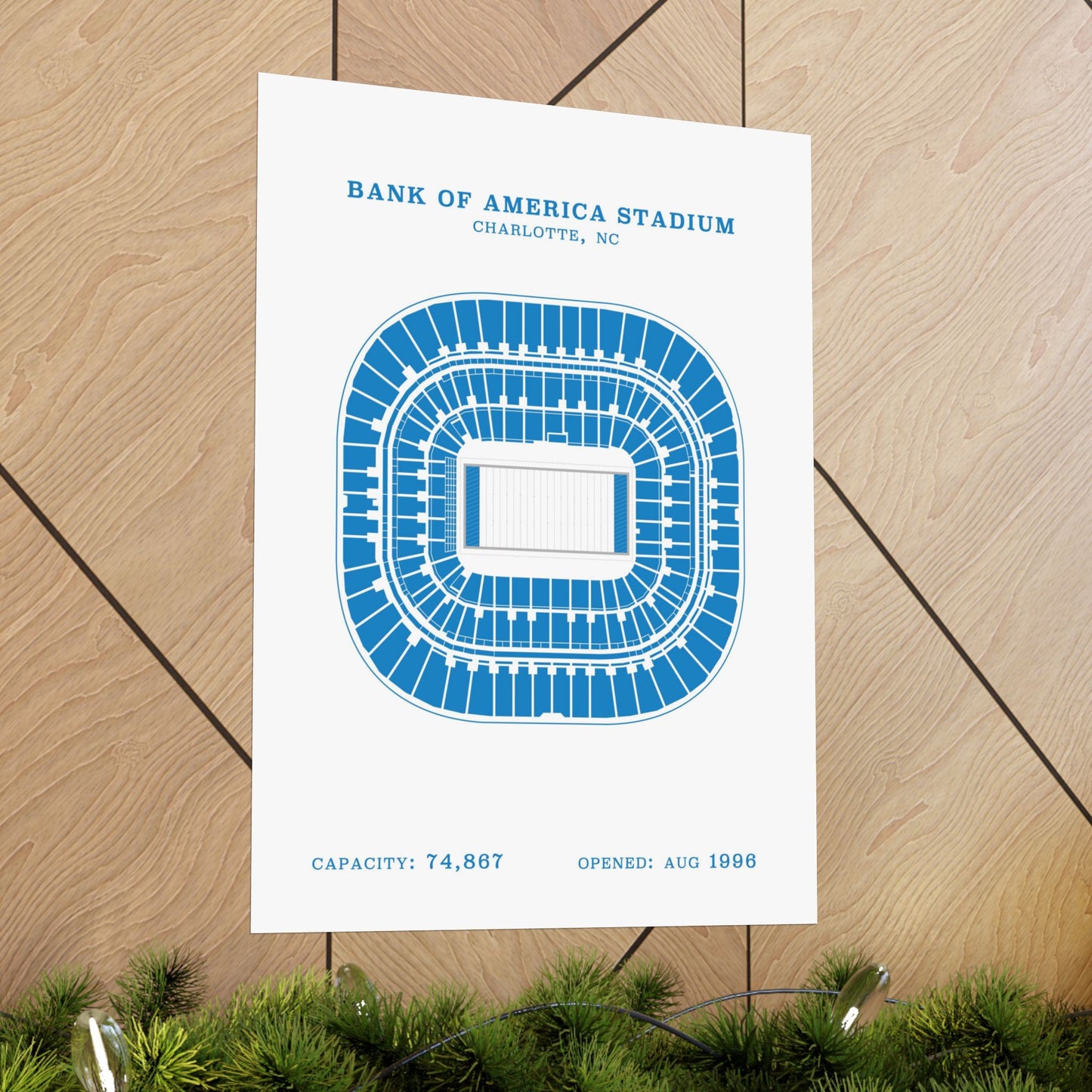 Bank of America Stadium Poster