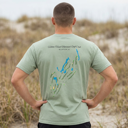 Hilton Head National Golf Course Map T-Shirt