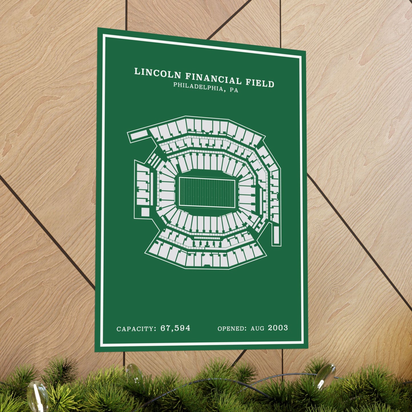 Lincoln Financial Stadium Poster | Modern Border