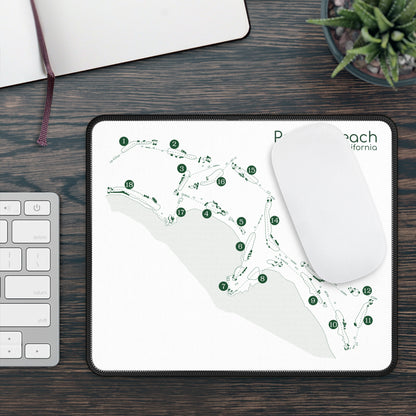 Pebble Beach Golf Course Map Mouse Pad