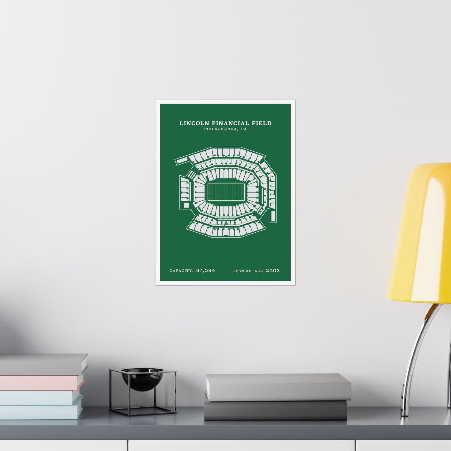 Lincoln Financial Stadium Poster | Classic Border