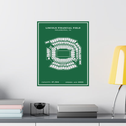 Lincoln Financial Stadium Poster | Modern Border