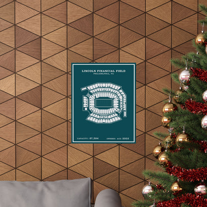 Lincoln Financial Stadium Poster | Modern Border