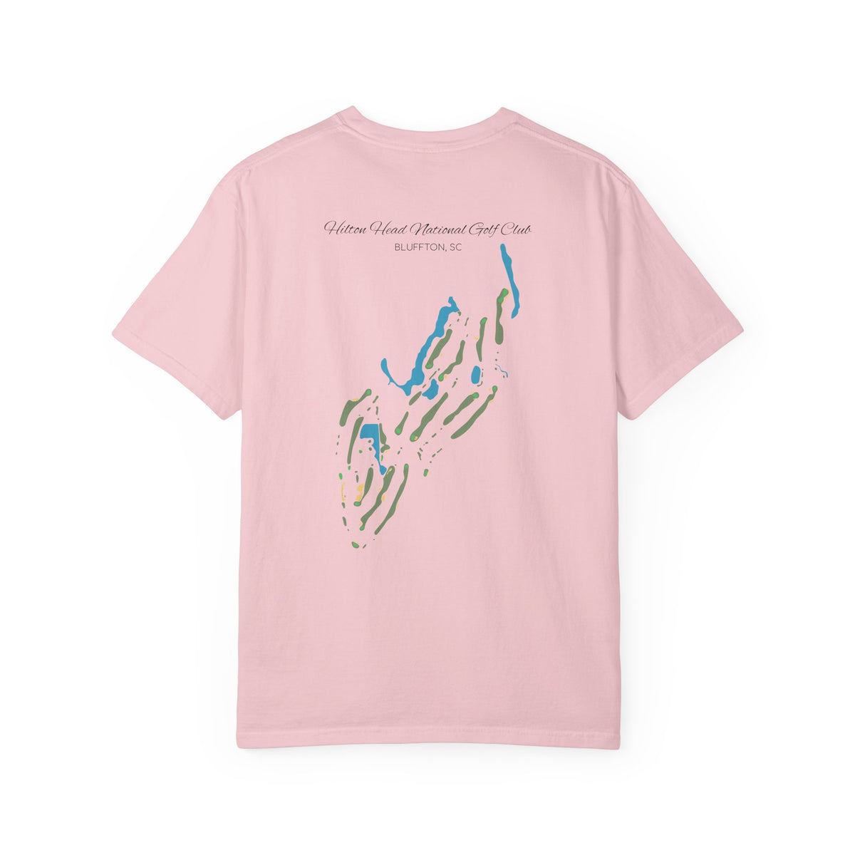 Hilton Head National Golf Course Map T-Shirt