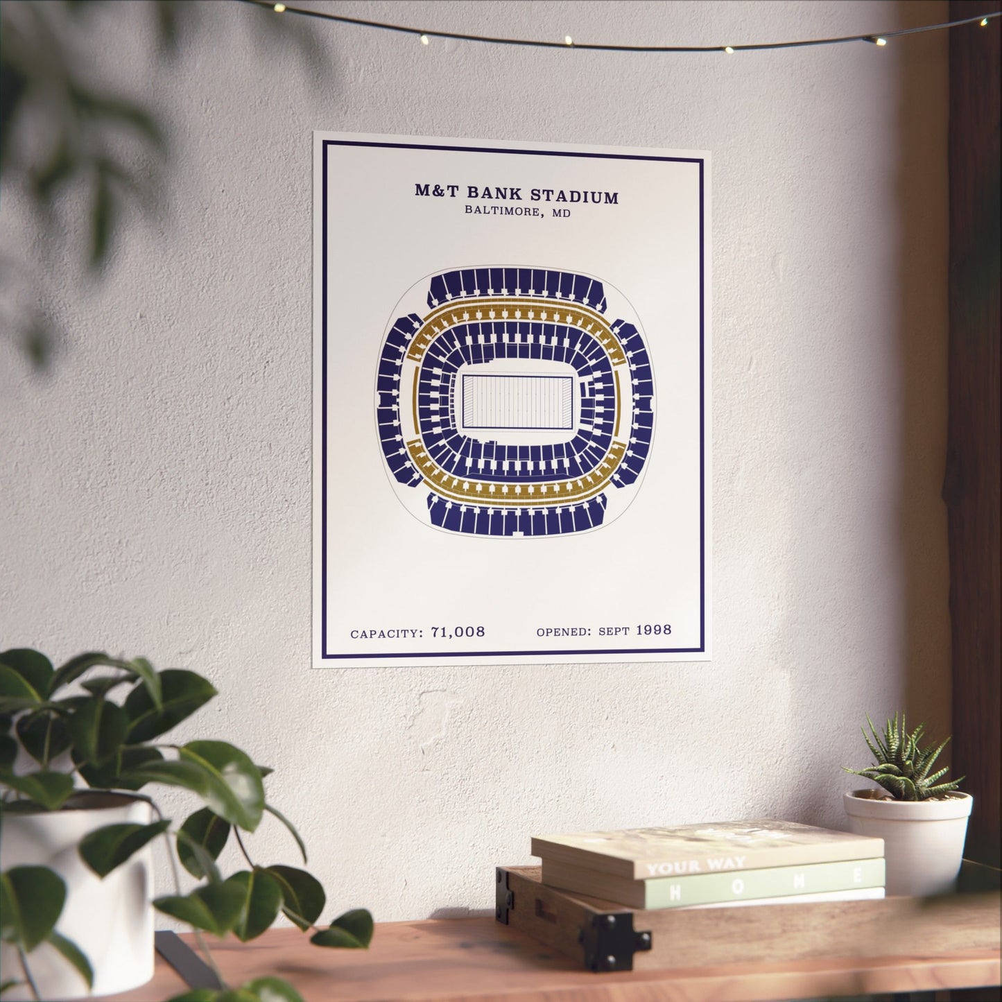 M&T Bank Stadium Poster | Modern Border