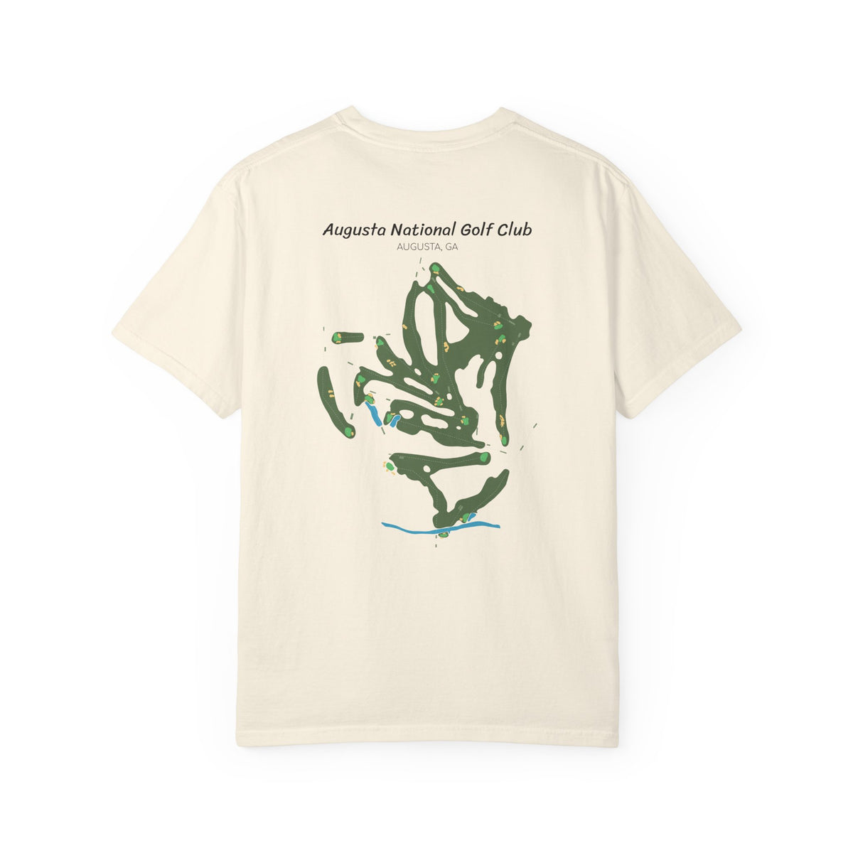 Augusta National Golf Course Map T-Shirt