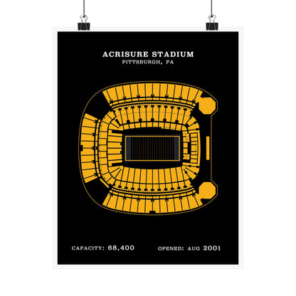 Acrisure Stadium Poster | Classic Border