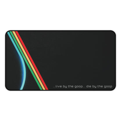 Live by the Goop Desk Mat | ARC Raiders Neon Minimalist Sci‑Fi Gaming Mouse Pad