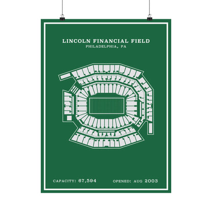 Lincoln Financial Stadium Poster | Modern Border