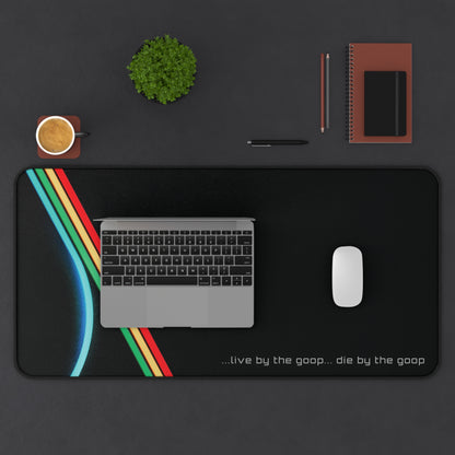 Live by the Goop Desk Mat | ARC Raiders Neon Minimalist Sci‑Fi Gaming Mouse Pad