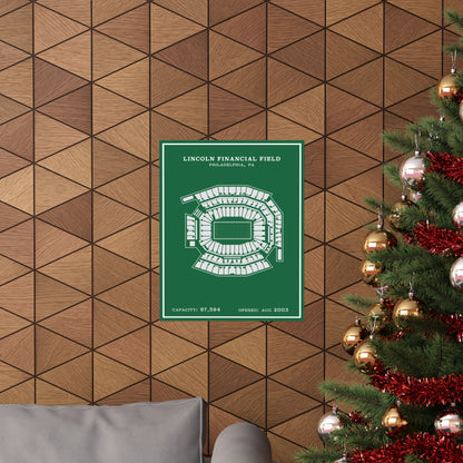 Lincoln Financial Stadium Poster | Modern Border