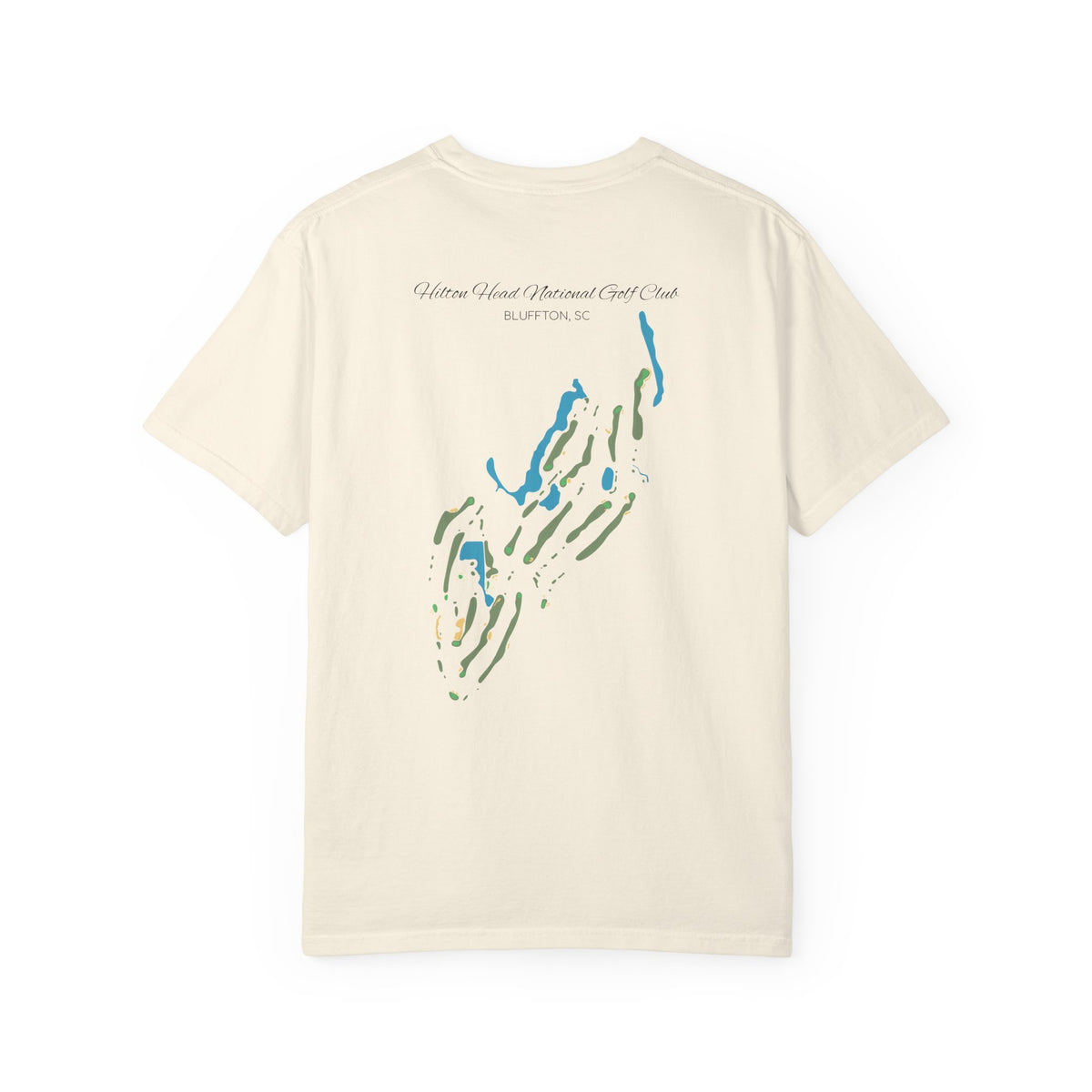 Hilton Head National Golf Course Map T-Shirt