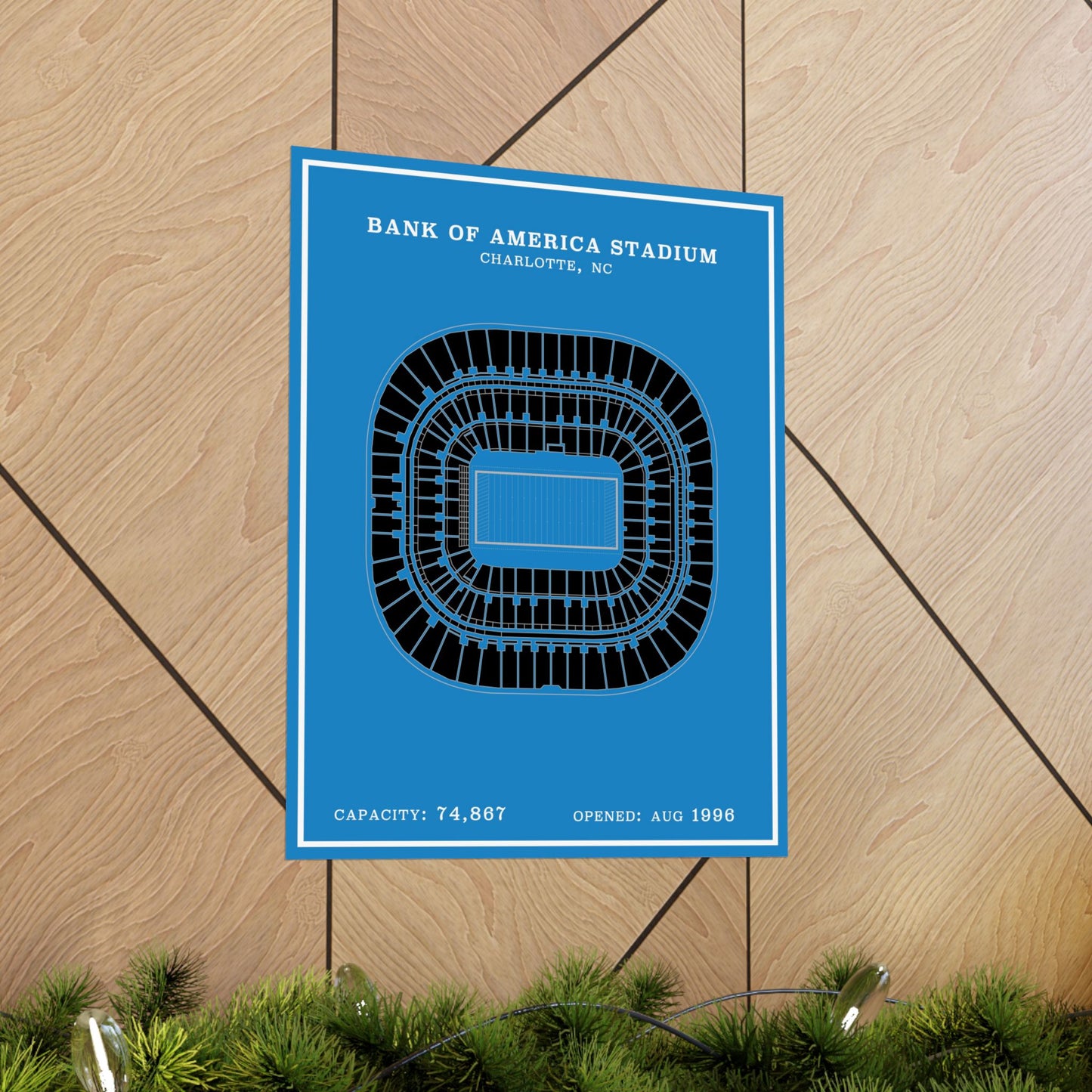 Bank of America Stadium Poster | Modern Poster