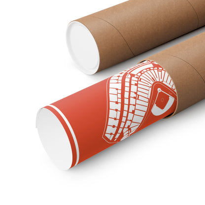 Camden Yards Stadium Poster | Modern Border