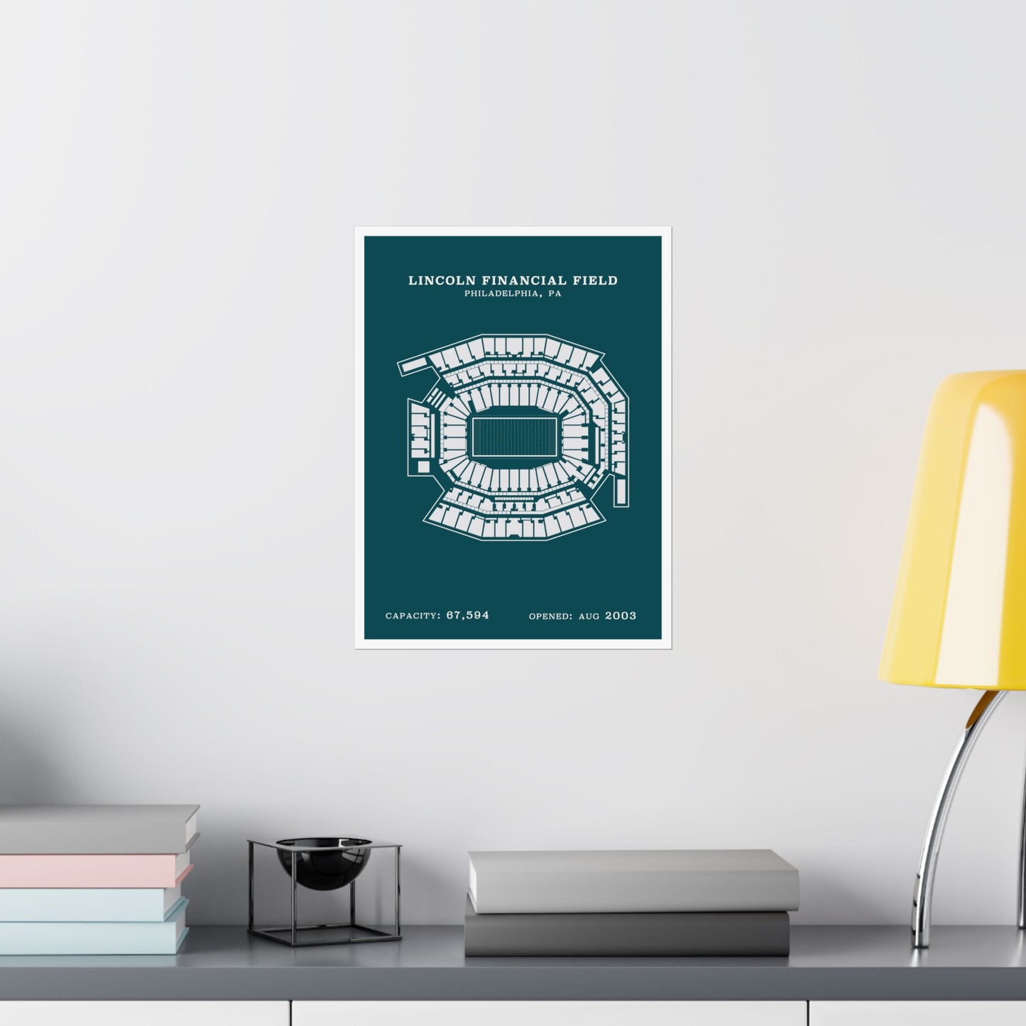 Lincoln Financial Stadium Poster | Classic Border