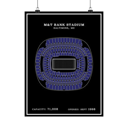 M&T Bank Stadium Poster | Modern Border