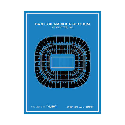 Bank of America Stadium Poster | Modern Poster