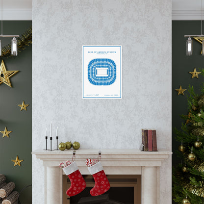 Bank of America Stadium Poster | Modern Border