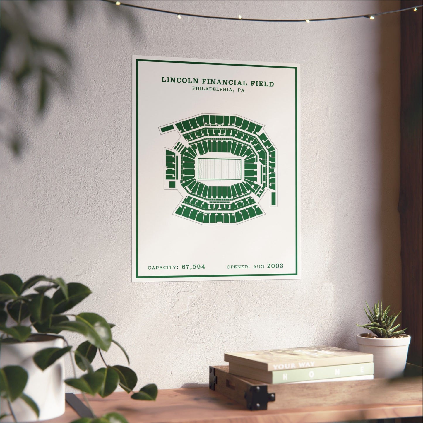 Lincoln Financial Stadium Poster | Modern Border