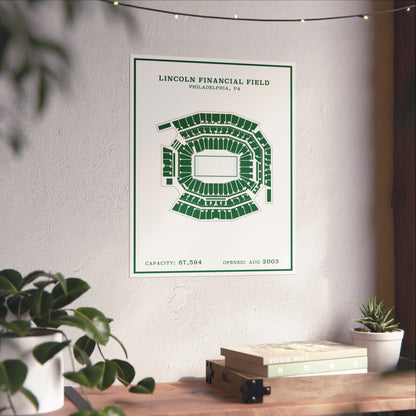 Lincoln Financial Stadium Poster | Modern Border