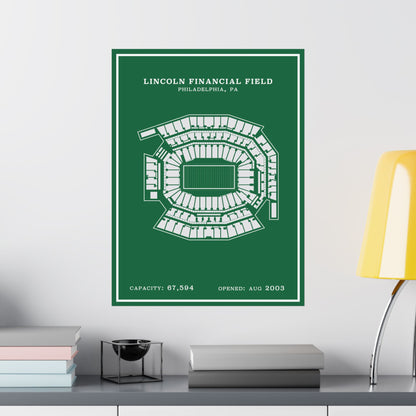 Lincoln Financial Stadium Poster | Modern Border