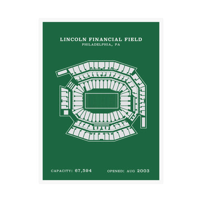 Lincoln Financial Stadium Poster | Classic Border