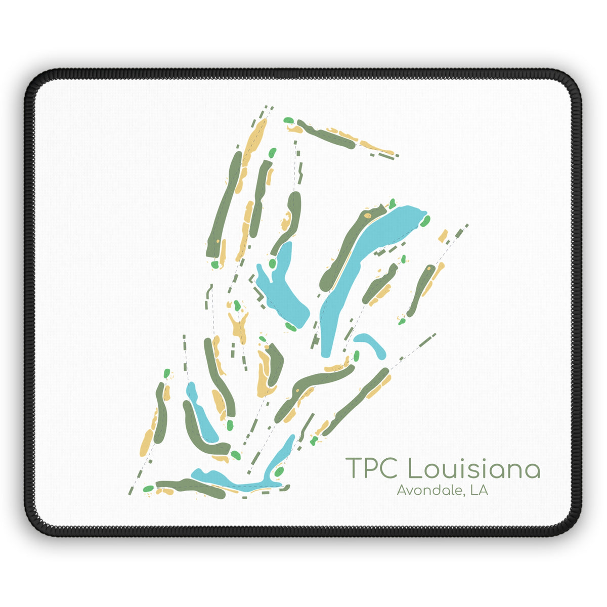 TPC Louisiana Golf Course Map Mouse Pad