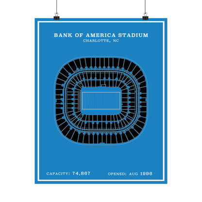 Bank of America Stadium Poster | Modern Poster