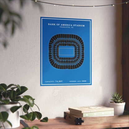 Bank of America Stadium Poster | Modern Poster