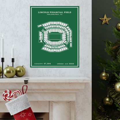 Lincoln Financial Stadium Poster | Modern Border